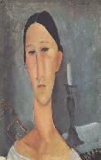 Amedeo Modigliani Hanka Zborowska au bougeoir (mk38) France oil painting artist